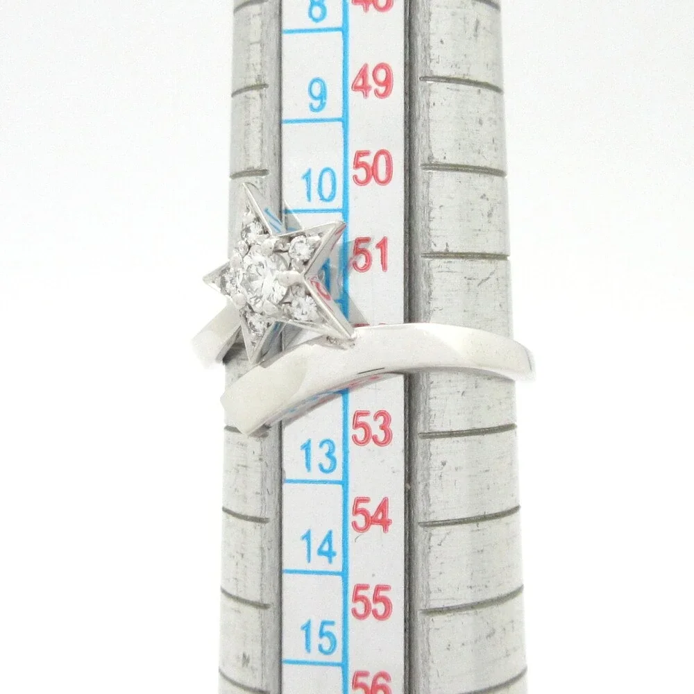 Chanel Comete Ring 18K White Gold Diamond